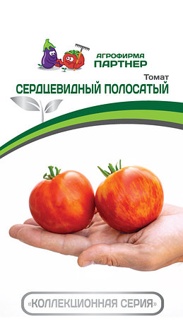 Семена Партнер Томат "СЕРДЦЕВИДНЫЙ ПОЛОСАТЫЙ" (10шт), фото 2