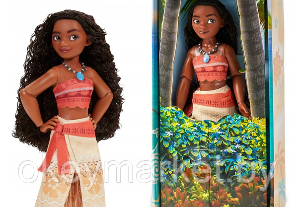 Кукла принцесса Disney Моана Disney Store с расческой, фото 3
