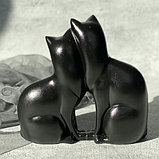 Статуэтка Парочка коты чёрные, фото 2