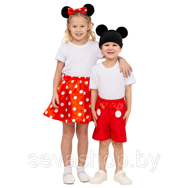 Карнавальный костюм Минни Маус 9034 к-22 / Пуговка