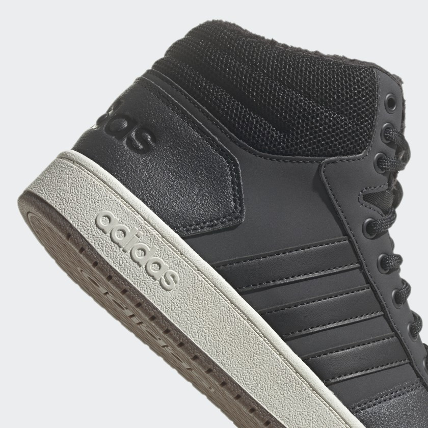 Кроссовки Adidas HOOPS 2.0 ( Black / Core Black / White Tint) - фото 5 - id-p165733063