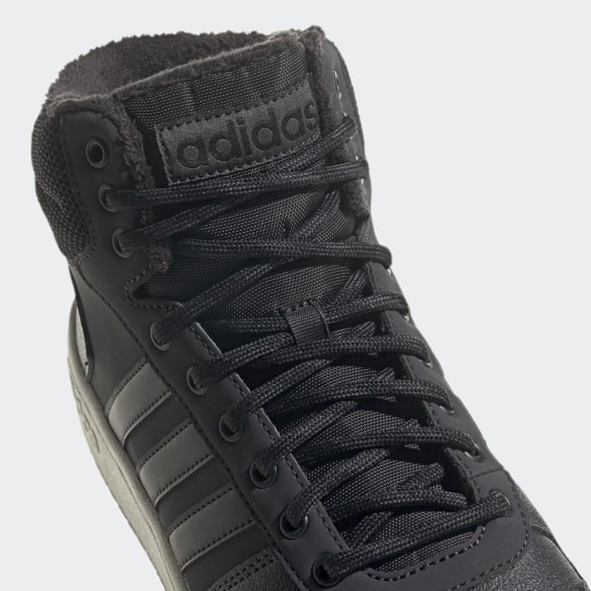 Кроссовки Adidas HOOPS 2.0 ( Black / Core Black / White Tint) - фото 6 - id-p165733063