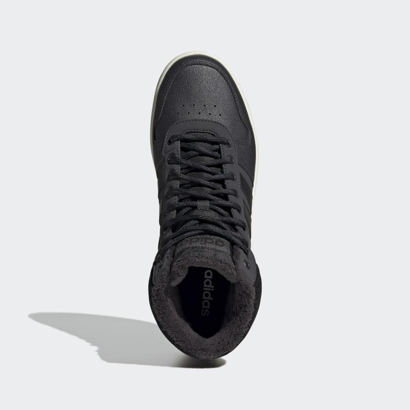 Кроссовки Adidas HOOPS 2.0 ( Black / Core Black / White Tint) - фото 7 - id-p165733066