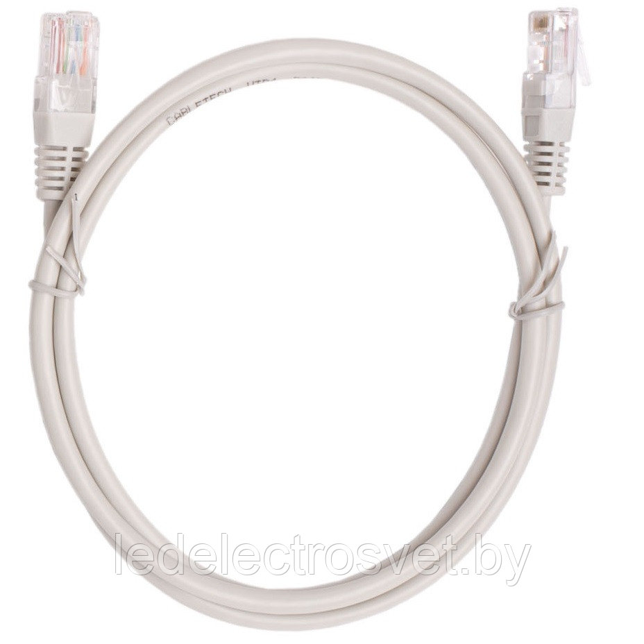 Патч-корд RJ45 UTP 2м. кат.5E серый