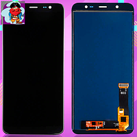 Экран для Samsung Galaxy A6 (A600F) с тачскрином, цвет: черный, оригинальный