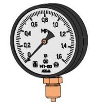 Манометр МП100М5 - 4,0 МПа