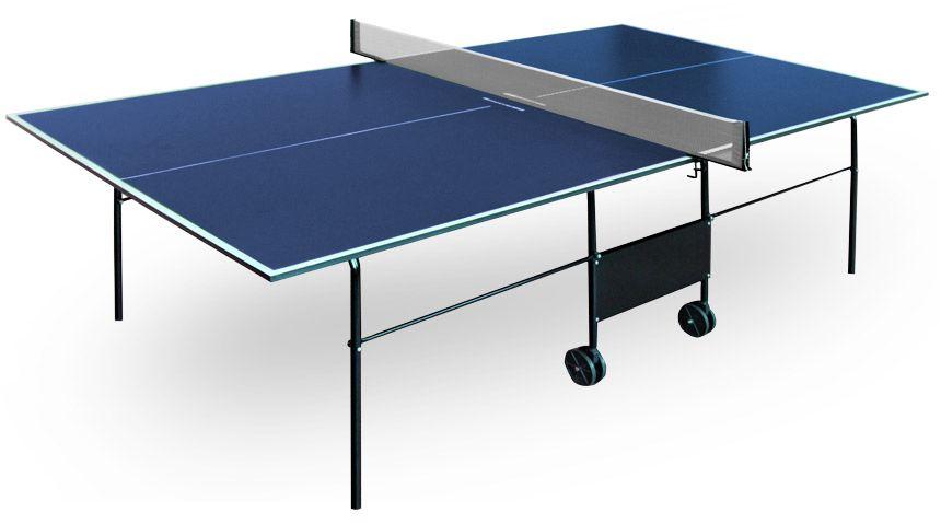 Теннисный стол складной для помещений Weekend "Progress Indoor" (синий) - фото 1 - id-p165758832