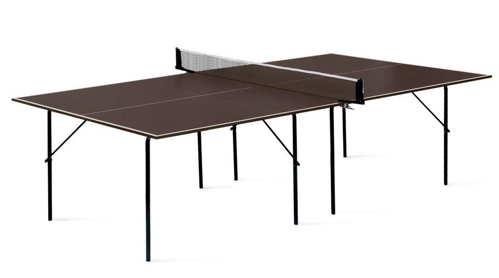 Теннисный стол влагостойкий "Start Line Hobby-2 Outdoor" коричневый