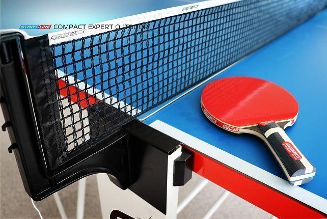 Теннисный стол всепогодный складной Start Line "Compact Expert Outdoor" (синий) - фото 5 - id-p165759184