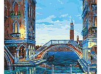 Картина для раскрашивания по номерам на холсте "Каналы Венеции"