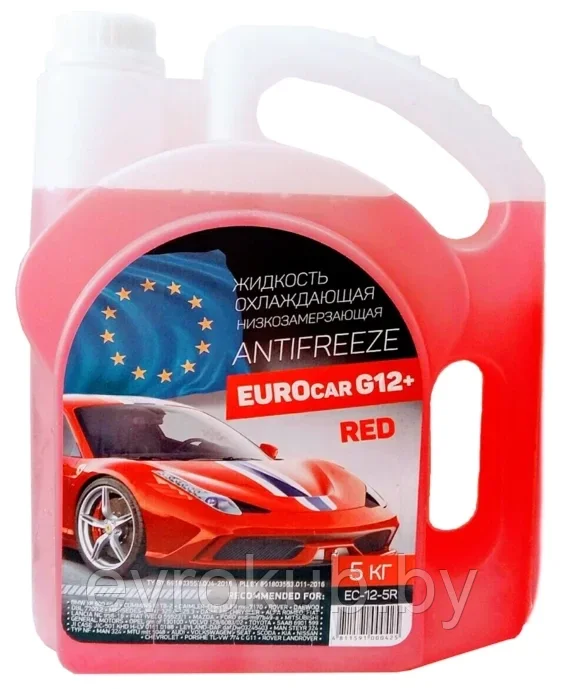 Антифриз Eurocar G 12 (красный)