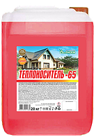 Теплоноситель для систем отопления EcoTHERM -65 20 кг (красный) -65°С этиленгликоль, Россия