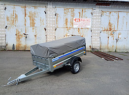 Автомобильный самосвальный прицеп Кремень "Бизнес люкс"  (2,5Х1,3Х0,35М, ДО 1500 КГ) + 7 БОНУСОВ