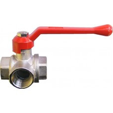 Кран шар. 3-ход. для манометра 11Б27п11 G1/2"-М20х1,5 Ру16 м/м ZW10023