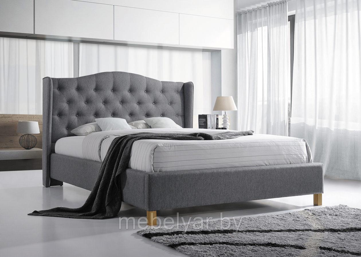 Кровать SIGNAL ASPEN серый, 160/200 - фото 1 - id-p165765265