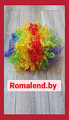 Карнавальный парик клоуна(цветной)
