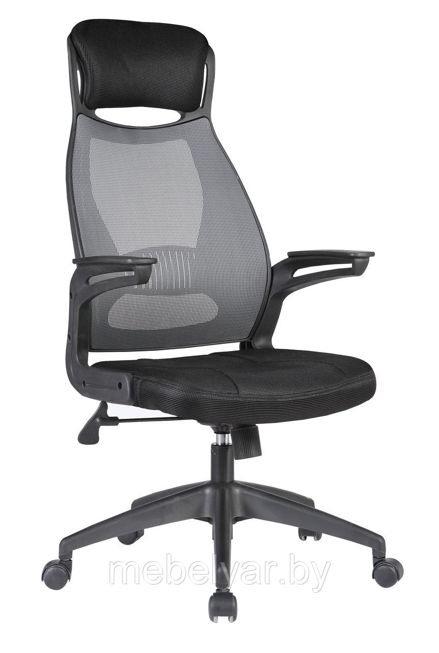 Кресло компьютерное HALMAR SOLARIS черный/серый