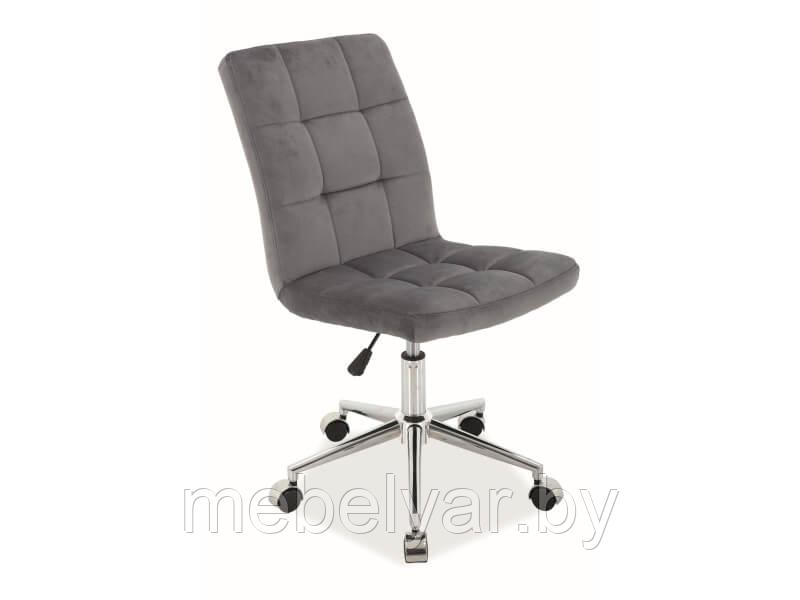 Кресло компьютерное SIGNAL Q-020 VELVET серый
