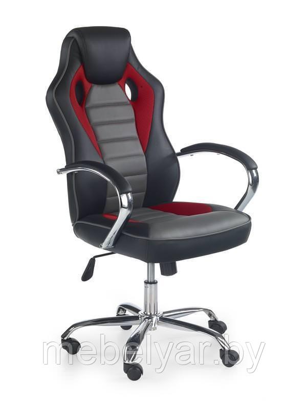 Кресло компьютерное HALMAR SCROLL черный/красный/серый