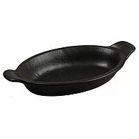 Блюдо для подачи и запекания Black Raw Steller 18,5*12,5*3,5 см, P.L. Proff Cuisine