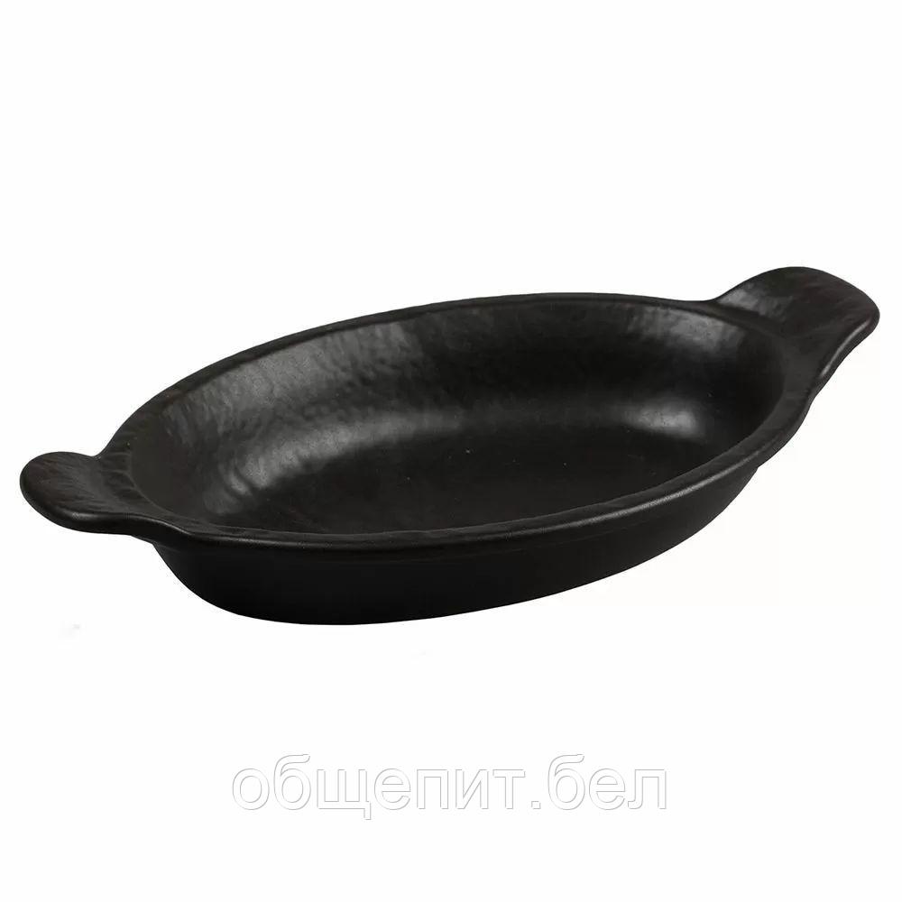 Блюдо для подачи и запекания Black Raw Steller 18,5*12,5*3,5 см, P.L. Proff Cuisine - фото 1 - id-p165767369