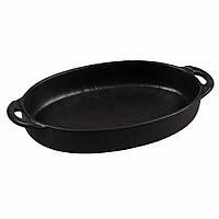 Блюдо для подачи и запекания Black Raw Steller 22,5*15*4 см, P.L. Proff Cuisine