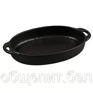 Блюдо для подачи и запекания Black Raw Steller 22,5*15*4 см, P.L. Proff Cuisine - фото 2 - id-p165767378