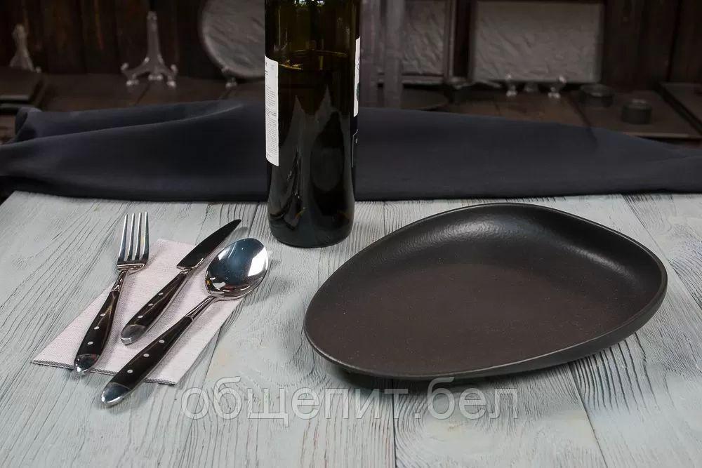 Тарелка Black Raw Steller 26,5*20*4,5 см, P.L. Proff Cuisine - фото 3 - id-p165767380