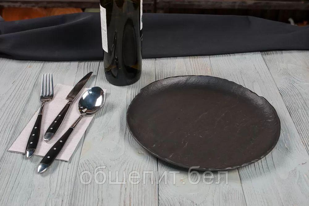 Тарелка Black Raw Steller 26 см, P.L. Proff Cuisine - фото 4 - id-p165767382