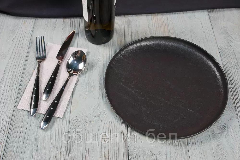 Тарелка Black Raw Steller 27*3 см, P.L. Proff Cuisine - фото 2 - id-p165767385