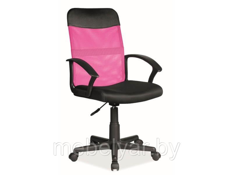 Кресло компьютерное SIGNAL Q-702 розовый/черный