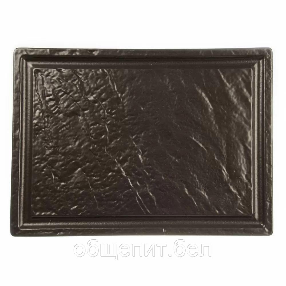 Блюдо для стейка Black Raw Steller 33*24*1,7 см, P.L. Proff Cuisine - фото 1 - id-p165767403