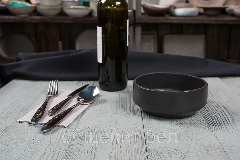 Салатник Black Raw Steller 500 мл, 15 см, P.L. Proff Cuisine - фото 2 - id-p165767408