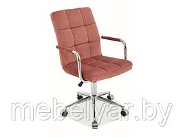 Кресло компьютерное SIGNAL Q-022 VELVET античный розовый