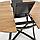 Стол обеденный HALMAR MORETTI раскладной, дуб натуральный/черный, 118-148/118/76, фото 5