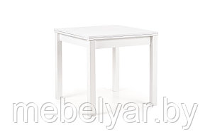 Стол обеденный HALMAR GRACJAN раскладной белый 80-160/80/76