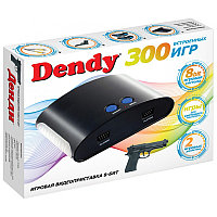 Игровая приставка "Dendy 300 игр + световой пистолет" 8 bit