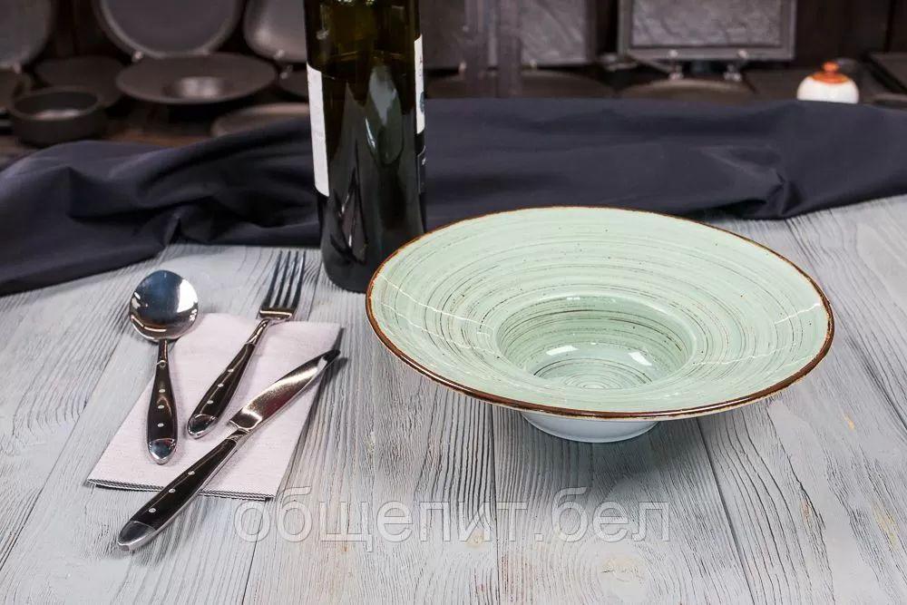 Тарелка для пасты/супа/салата Fusion Blue Lake 25,5 см, 250 мл, P.L. Proff Cuisine - фото 4 - id-p165767639