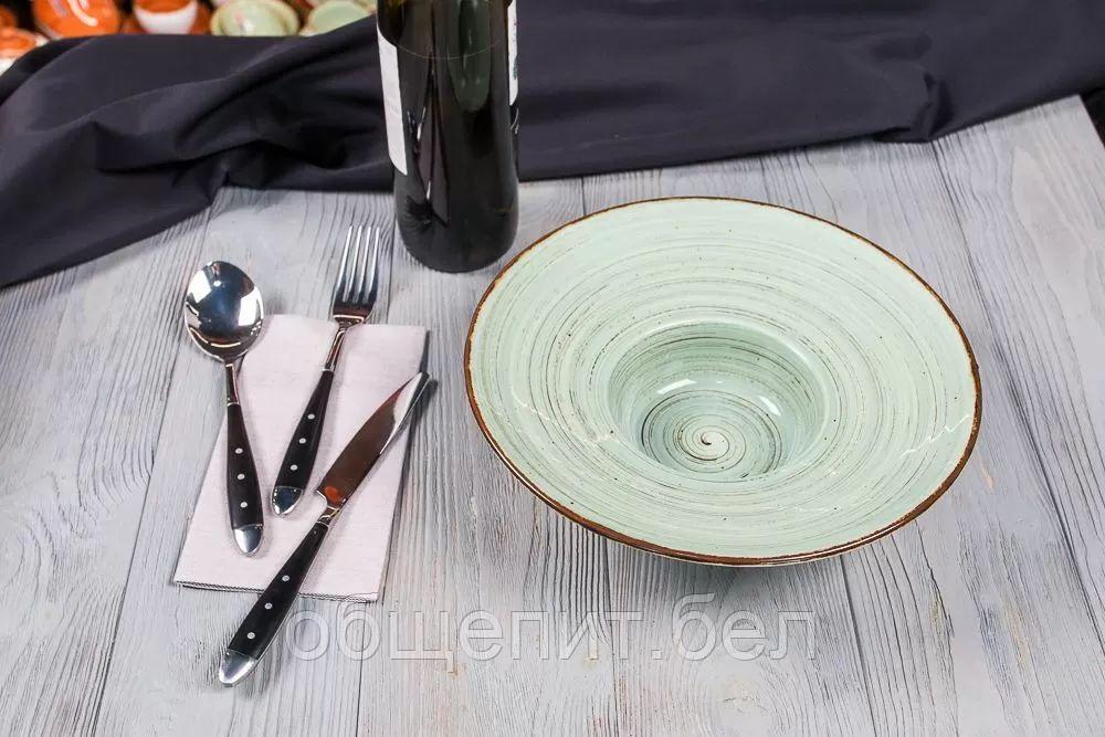 Тарелка для пасты/супа/салата Fusion Blue Lake 25,5 см, 250 мл, P.L. Proff Cuisine - фото 6 - id-p165767639