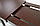 Стол обеденный HALMAR SEWERYN раскладной, темный орех, 160-300/90/76, фото 5