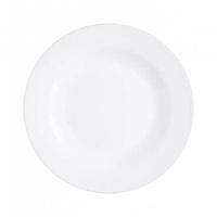 Тарелка Luminarc "Эволюшнс" 19,5 см, стеклокерамика, белый цвет, ARC, Франция (/6/24)