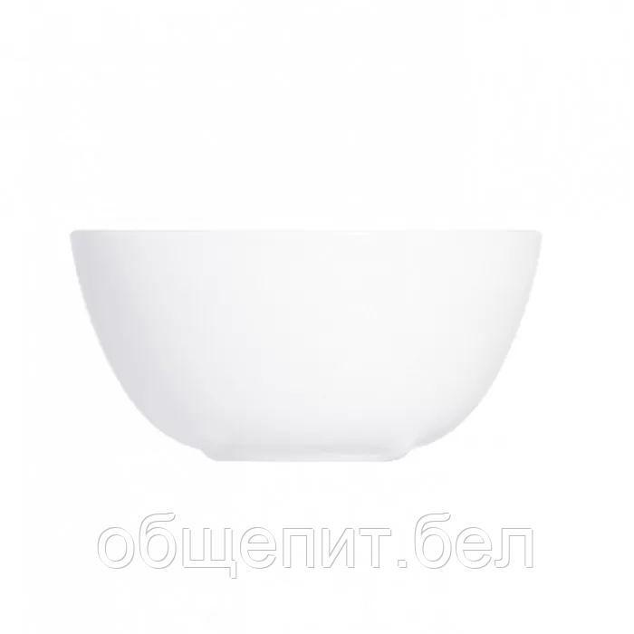 Салатник Luminarc d 12 см, 400 мл, стеклокерамика, белый цвет, ARC, Франция (/6/)