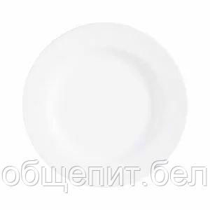 Тарелка Luminarc "Эволюшнс" мелкая 24 см, стеклокерамика, белый цвет, ARC, Франция (/6/24) - фото 2 - id-p165771177
