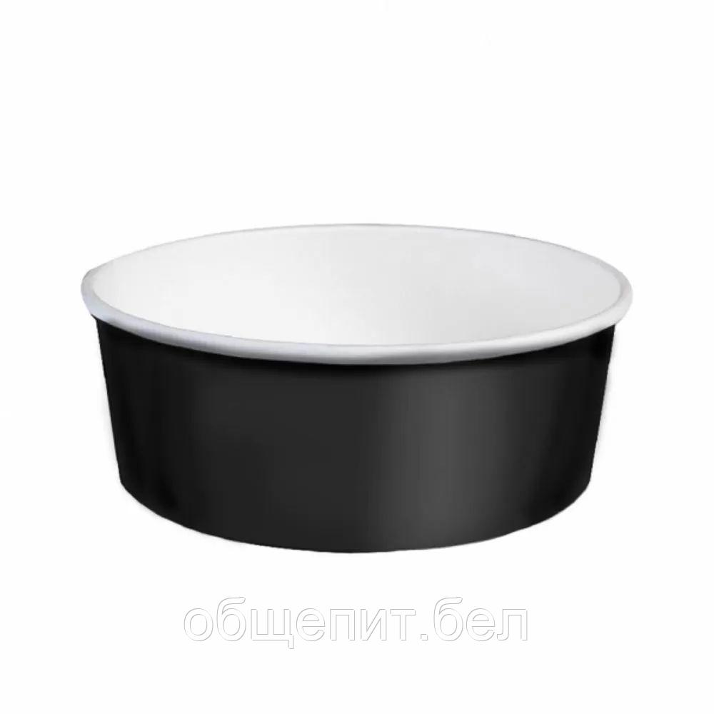 Салатник 500 мл, чёрный, диаметр 15/13,2 см, 45 шт/уп, бумага, Garcia de PouИспания - фото 1 - id-p165774335