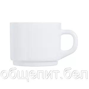 Чашка Luminarc 220 мл (к блюдцу 70001254), стеклокерамика, белый цвет, ARC, (/6/) - фото 2 - id-p165771202