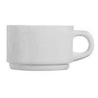 Чашка чайная Luminarc 280 мл, стеклокерамика, белый цвет, ARC, Франция (/6/)