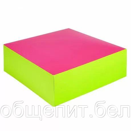 Коробка для кондитерских изделий 20*20 см, фуксия-зеленый, картон, 50 шт/уп, Garcia de Pou - фото 2 - id-p165774352