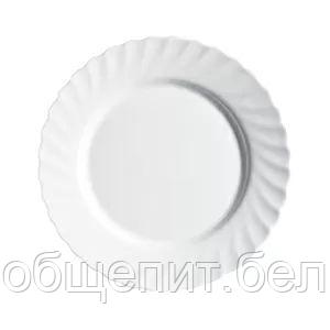 Тарелка Luminarc Trianon 24,5 см, стеклокерамика, белый цвет, ARC, Франция - фото 2 - id-p165771216