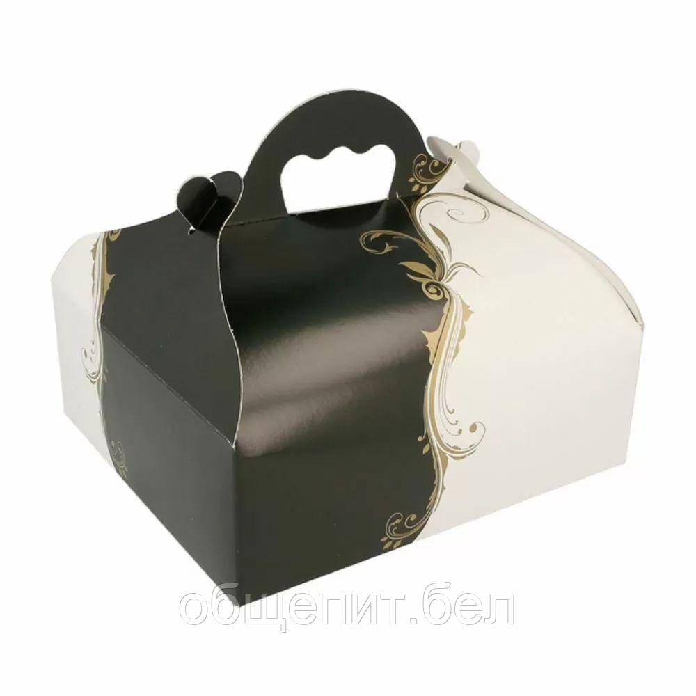 Коробка для выпечки с ручками 20*18*7 см, белая, картон, Garcia de PouИспания - фото 1 - id-p165774357