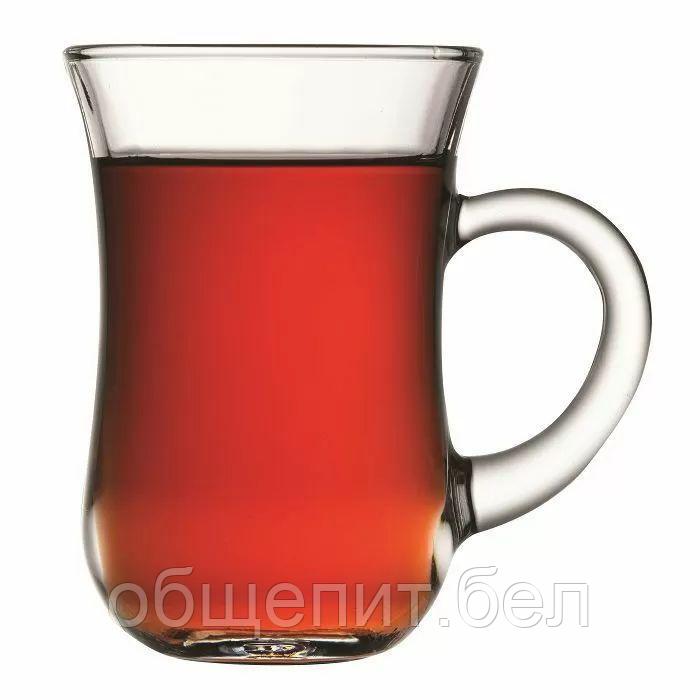 Стаканчик для чая Pasabahce с ручкой 140 мл, h 96 мм, стекло, Россия